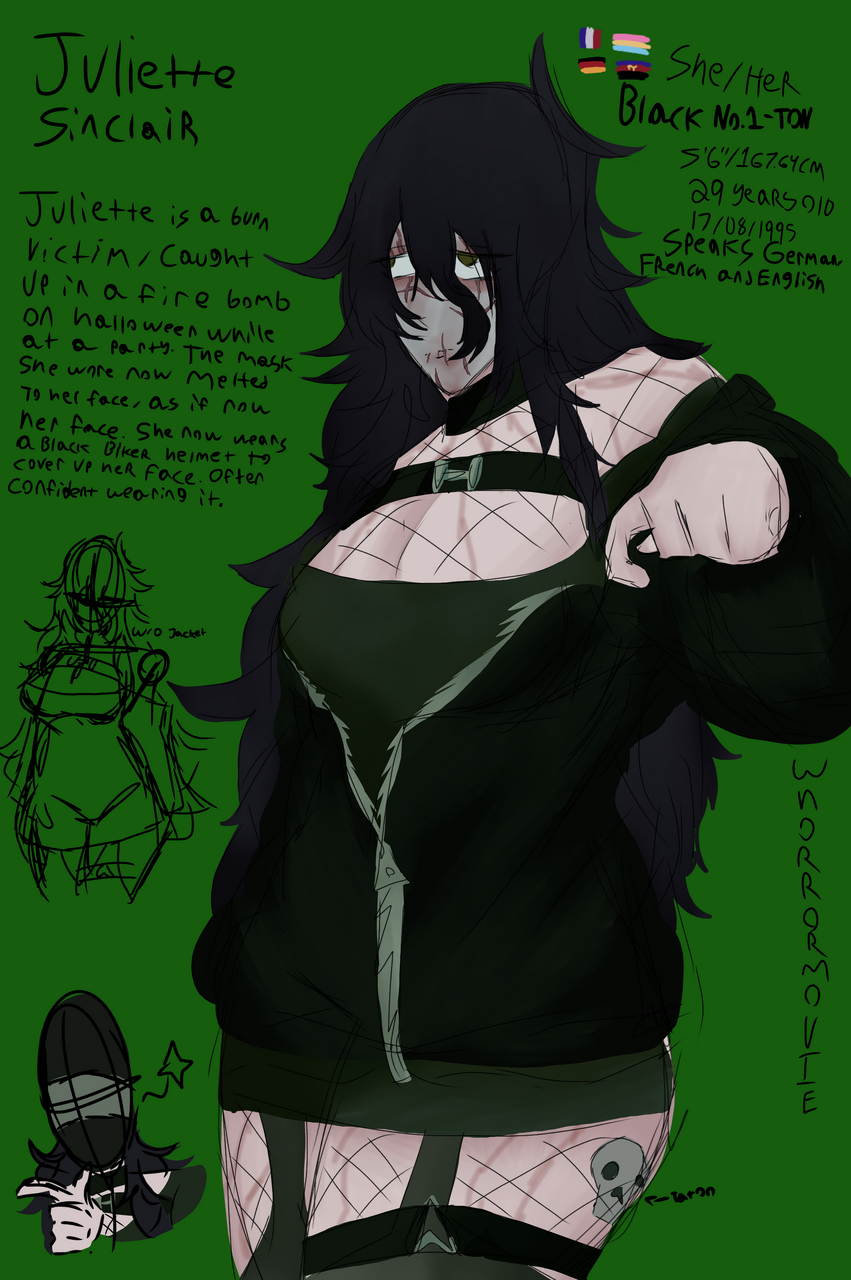 JULIETTE SINCLAIR  Illust of WHORROR (Hole Version) anime medibangpaint digital oc medibang animegirl Gay animestyle ibispaint