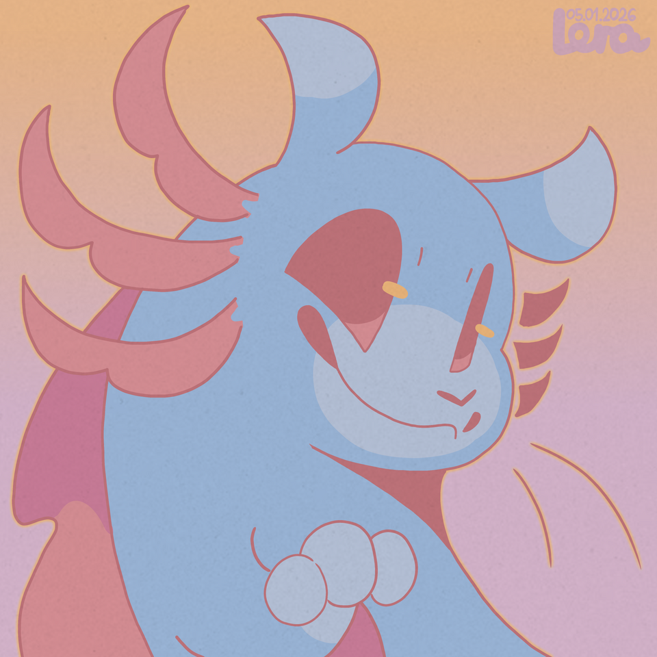 redraw of matching pfp for my bf Illust of Lera medibangpaint Rainworld