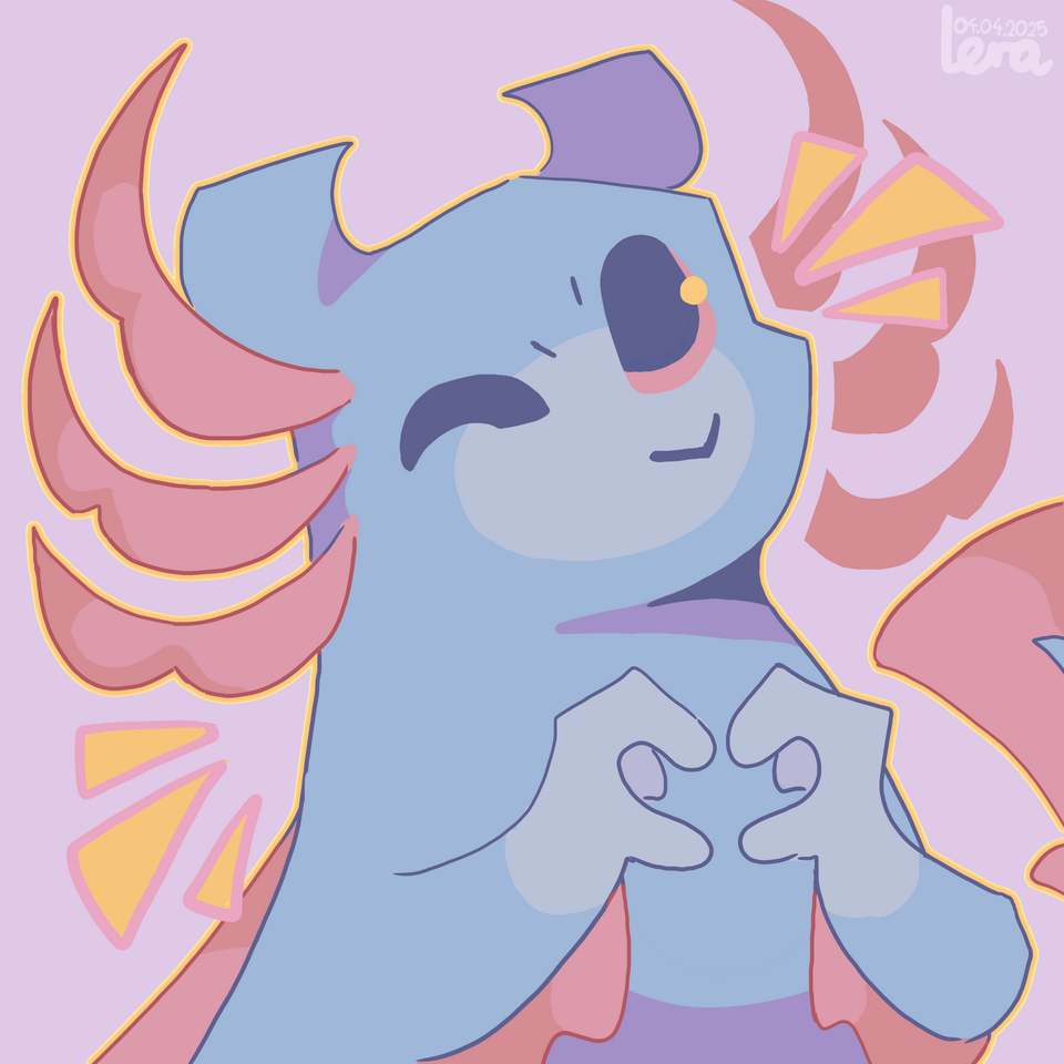 redraw of matching pfp for my bf Illust of Lera medibangpaint Rainworld