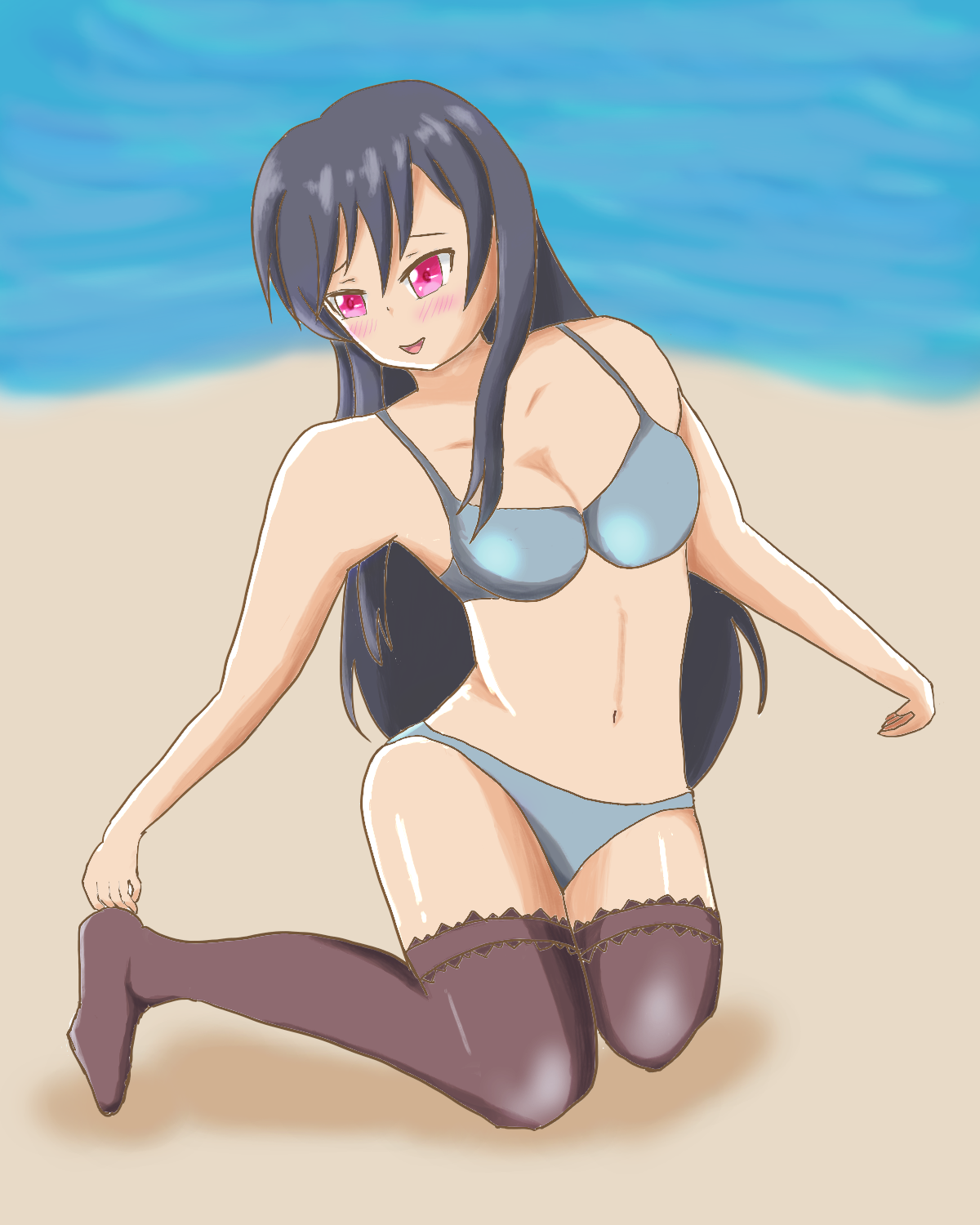 水着 香椎さん ロボにゃんこ 일러스트 Art Street 아트 스트리트