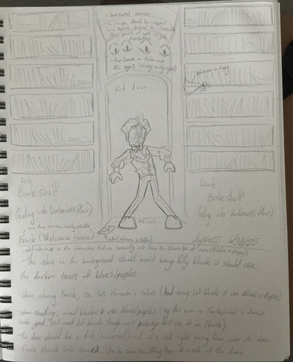 Welcome Home collab! (Frank & Wally Ito) Illust of LKMr.Raz collab wallydarling Welcomehome wallywelcomehome frankfrankly JunjiItoInspired Frankwelcomehome