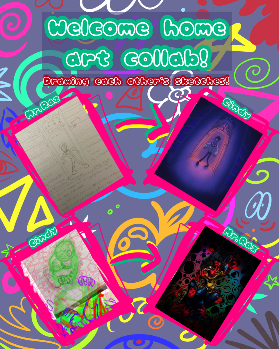 Welcome Home collab! (Frank & Wally Ito) Illust of LKMr.Raz collab wallydarling Welcomehome wallywelcomehome frankfrankly JunjiItoInspired Frankwelcomehome