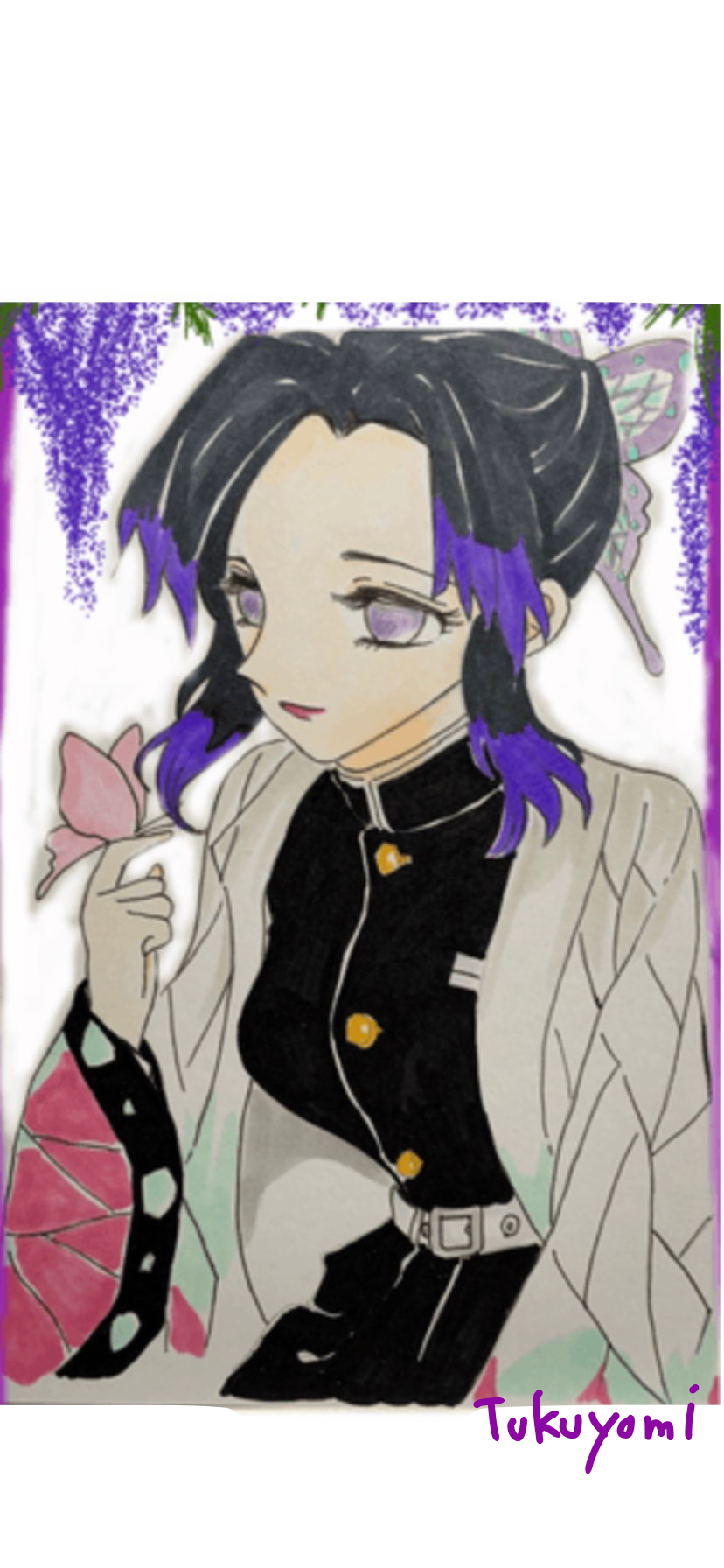 胡蝶しのぶさん お誕生日お祝い絵 Tukuyomi イラスト Art Street アートストリート