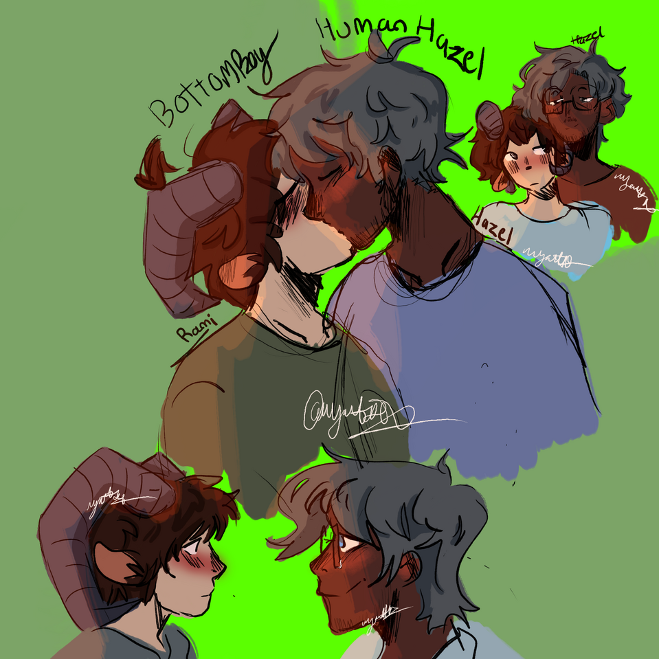 rami and hazel Illust of Wyattix medibangpaint