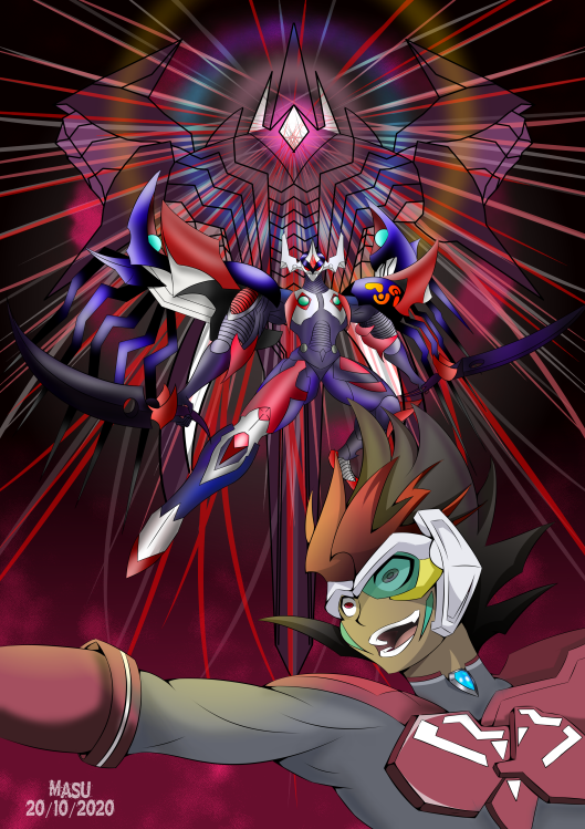 dark zexal yuma Masu1242 - イラスト ART street (アートストリート)