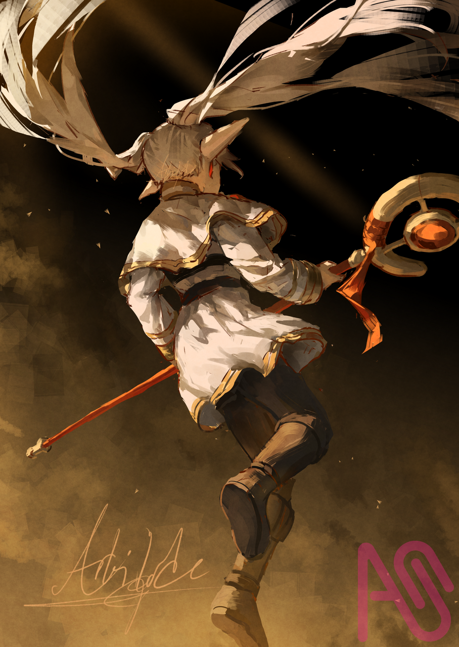 Frieren Illust of Arkilide girl fanart art anime animegirl illustrations animeart animefanart