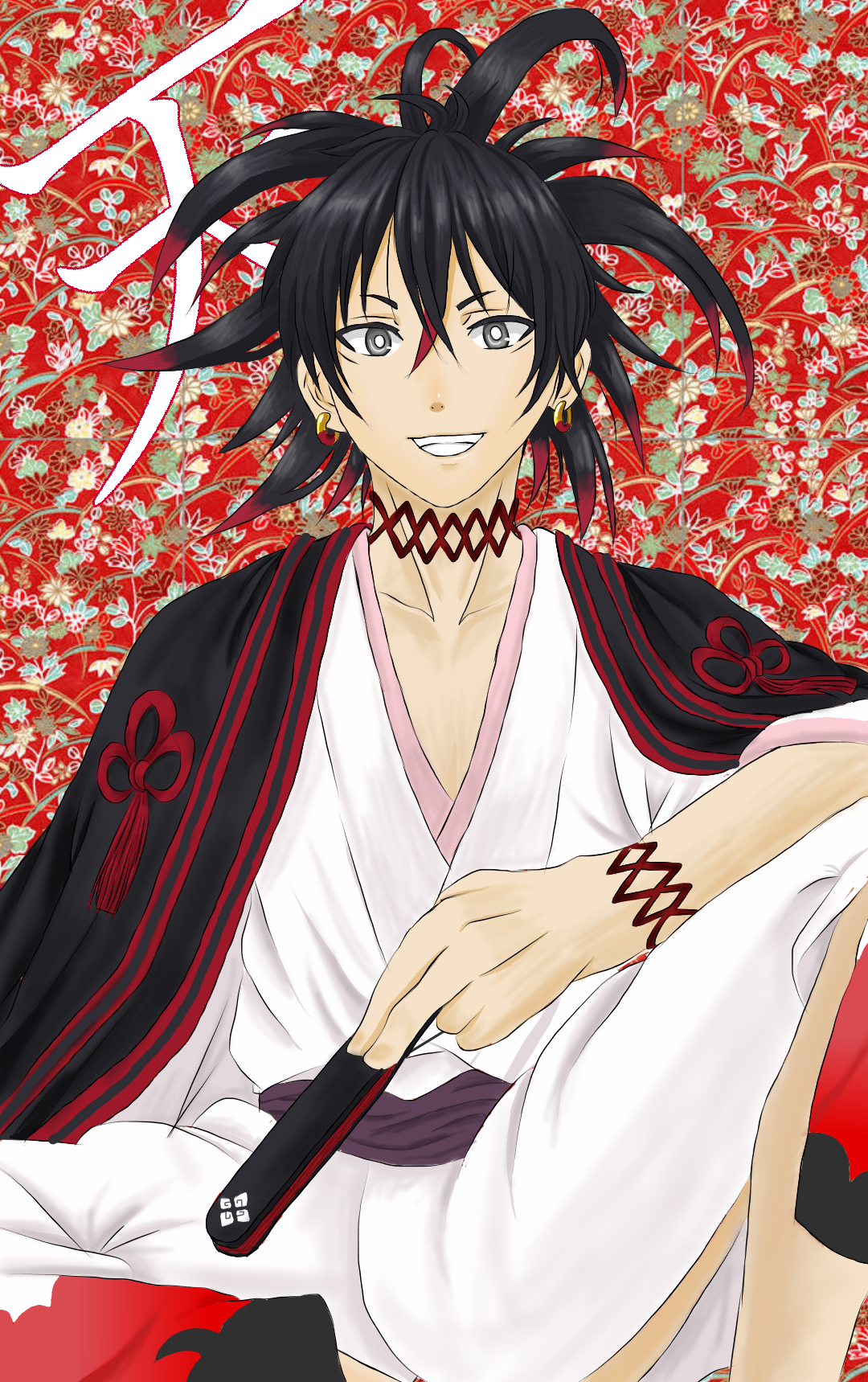 曇天に笑う 曇天火 レーボ Illustrations Art Street