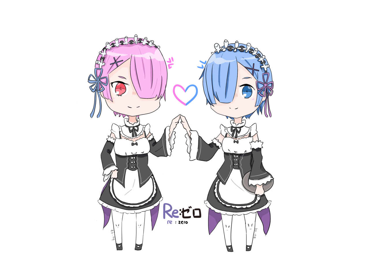 拉姆雷姆 十年 イラスト Art Street アートストリート