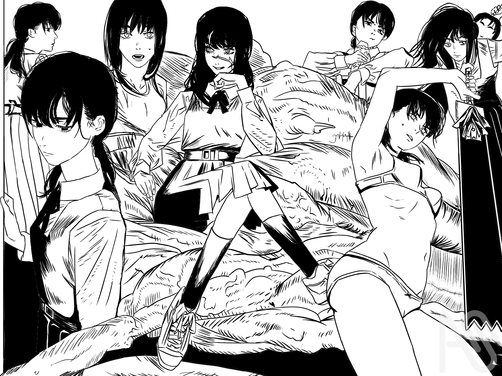 Chainsaw Man Part 2 blithnop Illustrations ART street