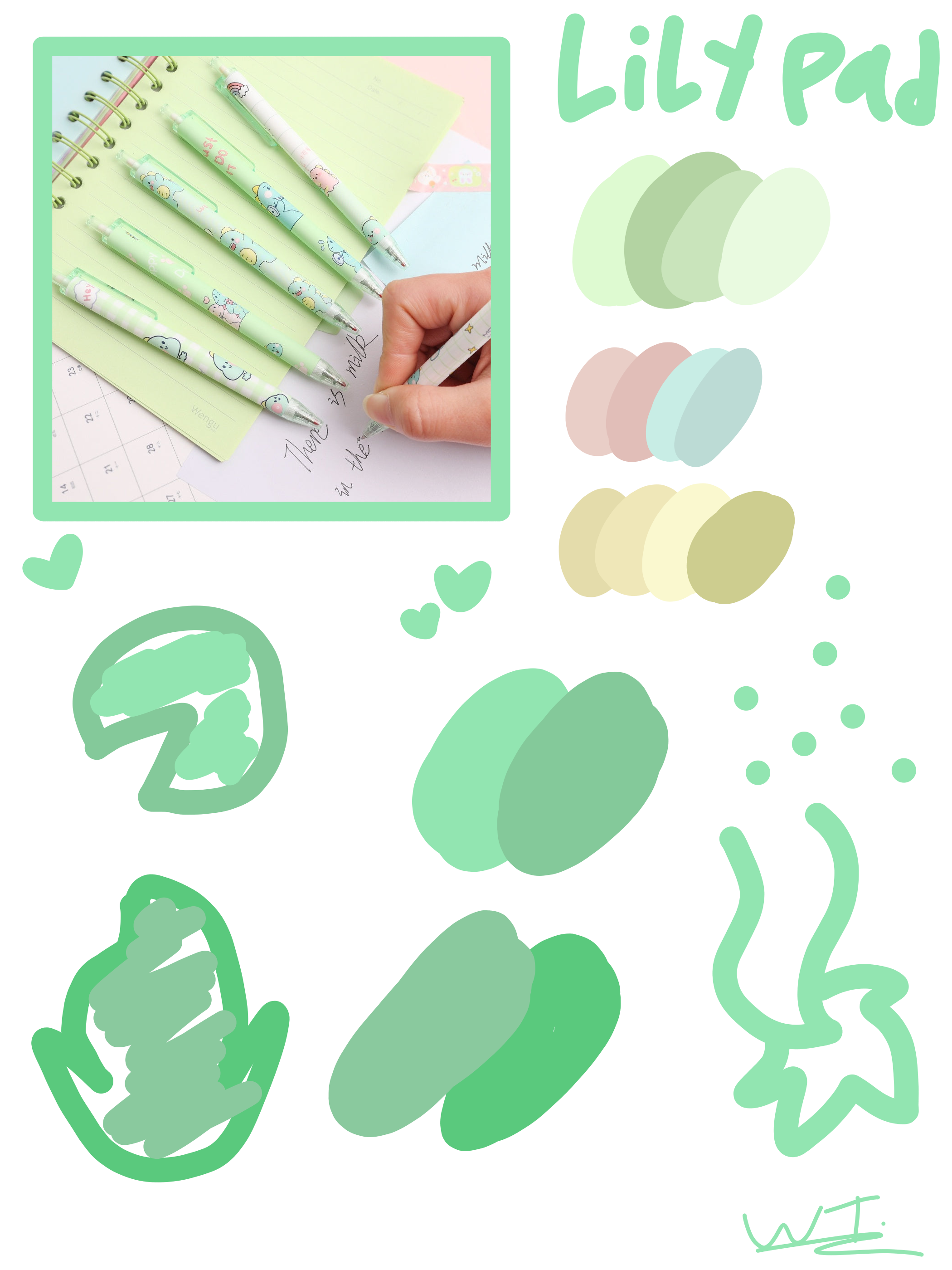 Lily Pad Color Palettes WinnieTeahie821 Illustrations ART street