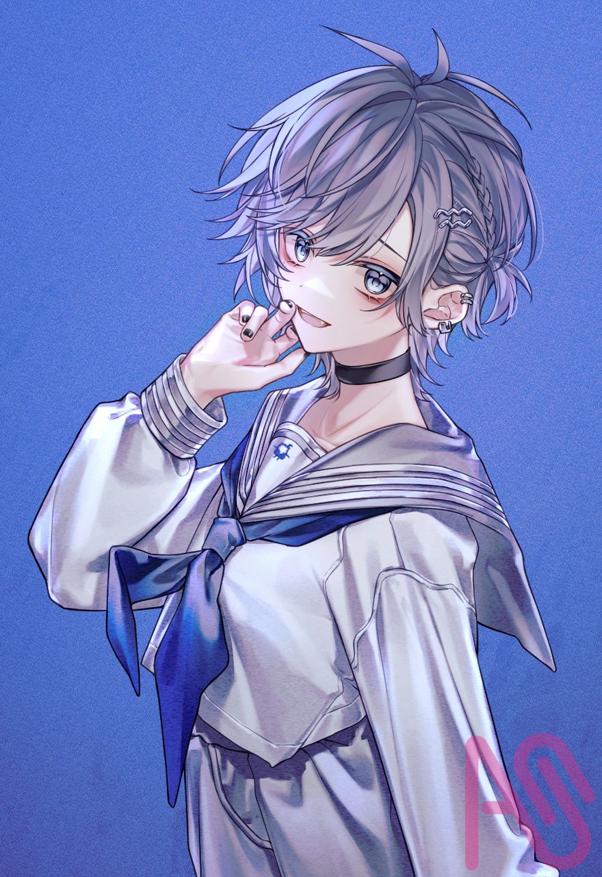 rkgk/yog Illust of ヤミ咲 drawing オリジナルキャラ illustration art original digital commission kawaii 初心者のクズイラスト 絵柄が好みって人にフォローされたい