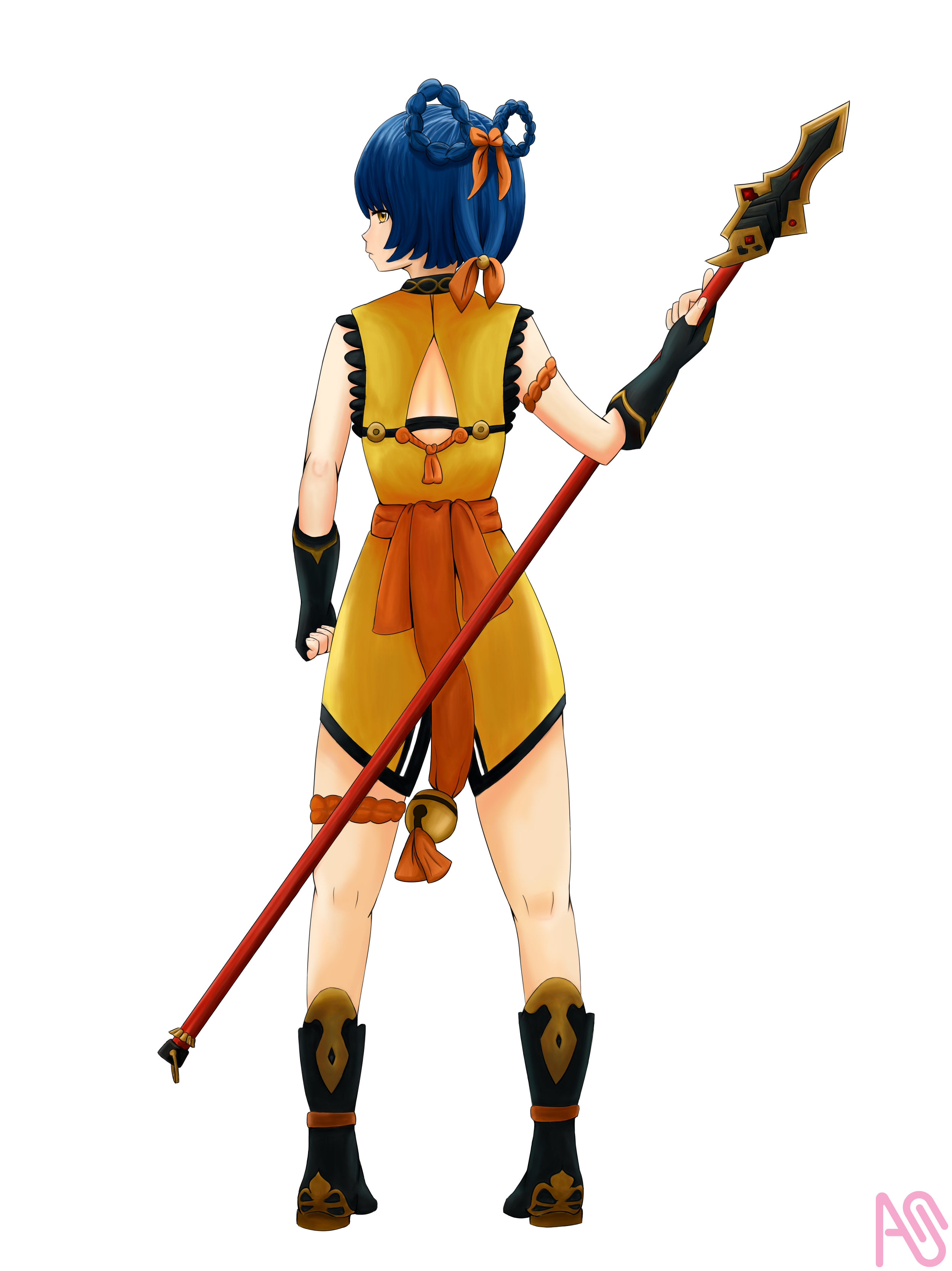 Xiangling (first try) SiegeCosa Illustrations ART street