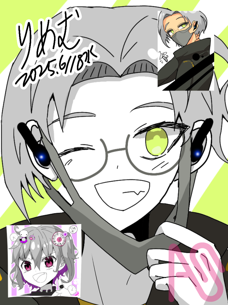 過去絵の絵柄で描いてみた！ Illust of りめむ リメイク original digital boy oc 妄想 りめむワールド オリキャラ男子 創作最高 過去絵の絵柄で描いてみた