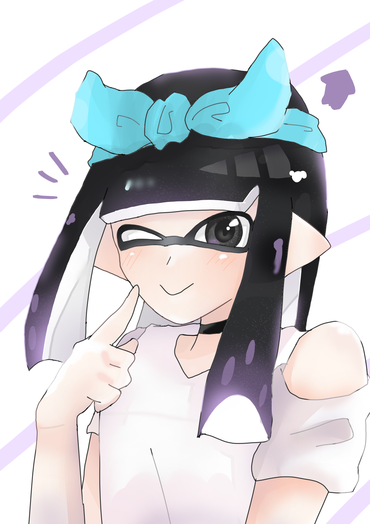 イカちゃん スプラトゥーン イカちゃん - ハヤブサXXのイラスト - pixiv