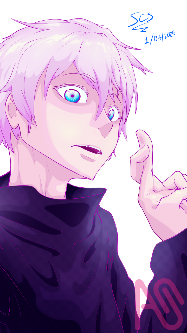 satoru gojo Illust of calderon fanart digital colorful JujutsuKaisen SatoruGojō