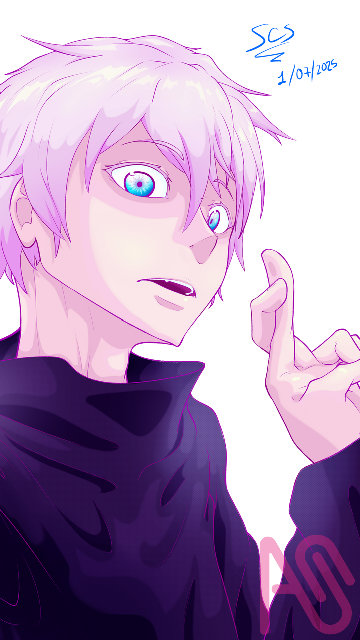 satoru gojo Illust of calderon fanart digital colorful JujutsuKaisen SatoruGojō