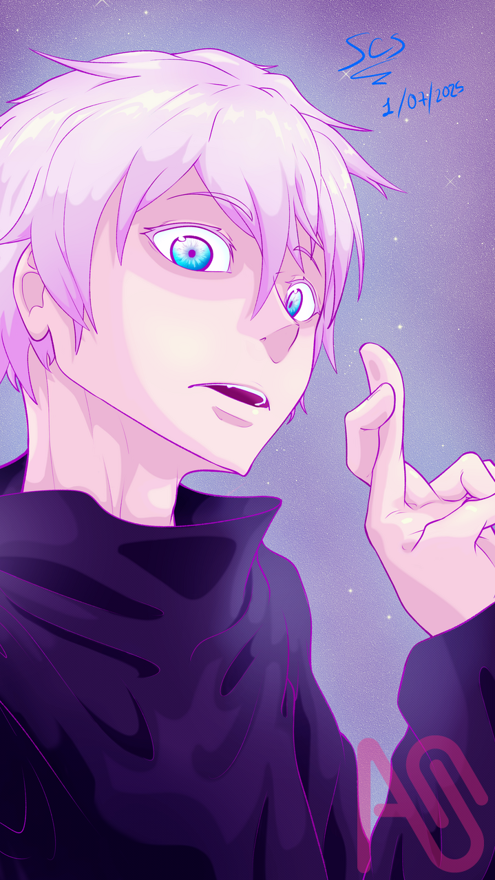 satoru gojo Illust of calderon fanart digital colorful JujutsuKaisen SatoruGojō