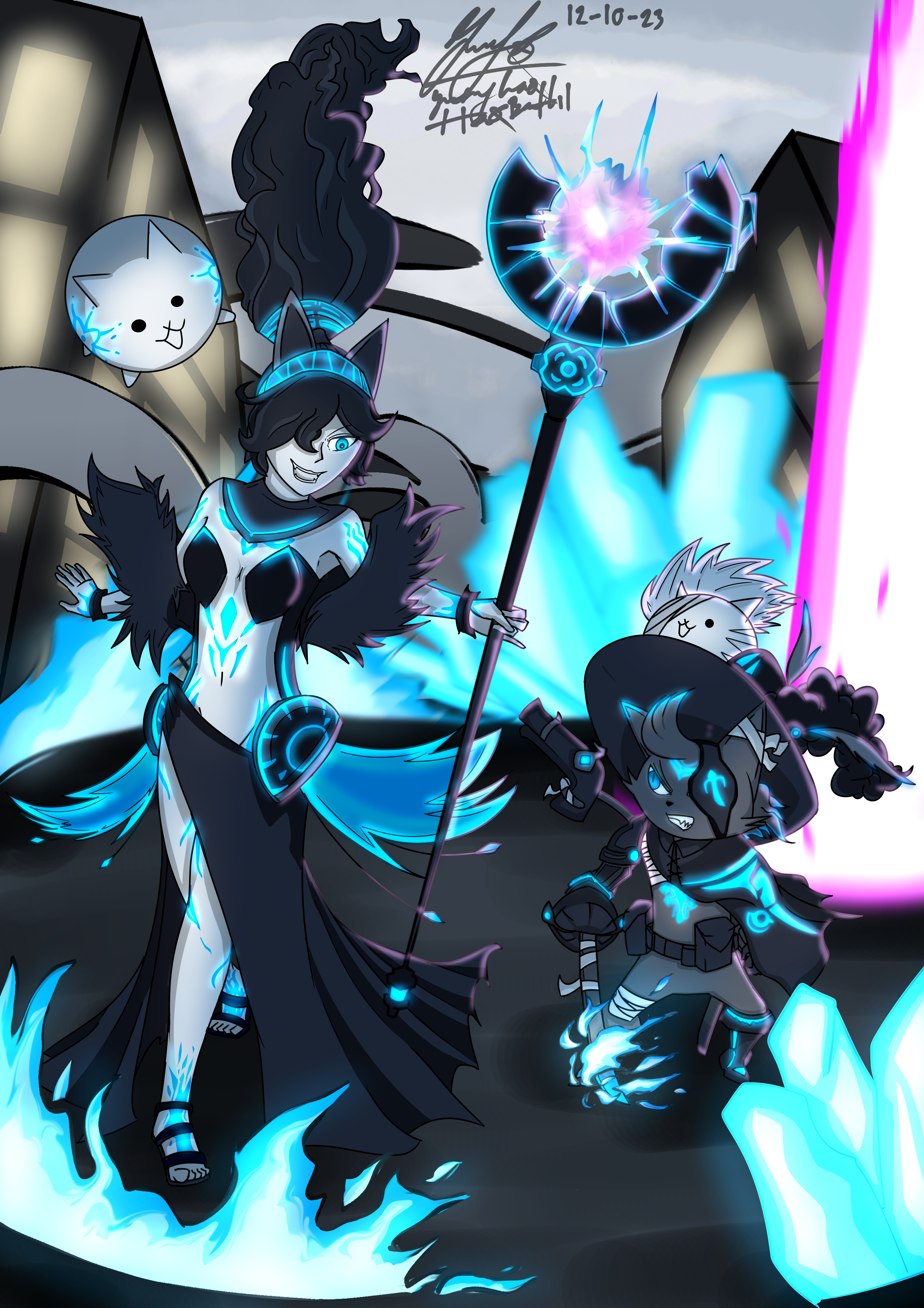 Valiant Hero X Daughter of Chaos HaqBathil - Illustrations ART street