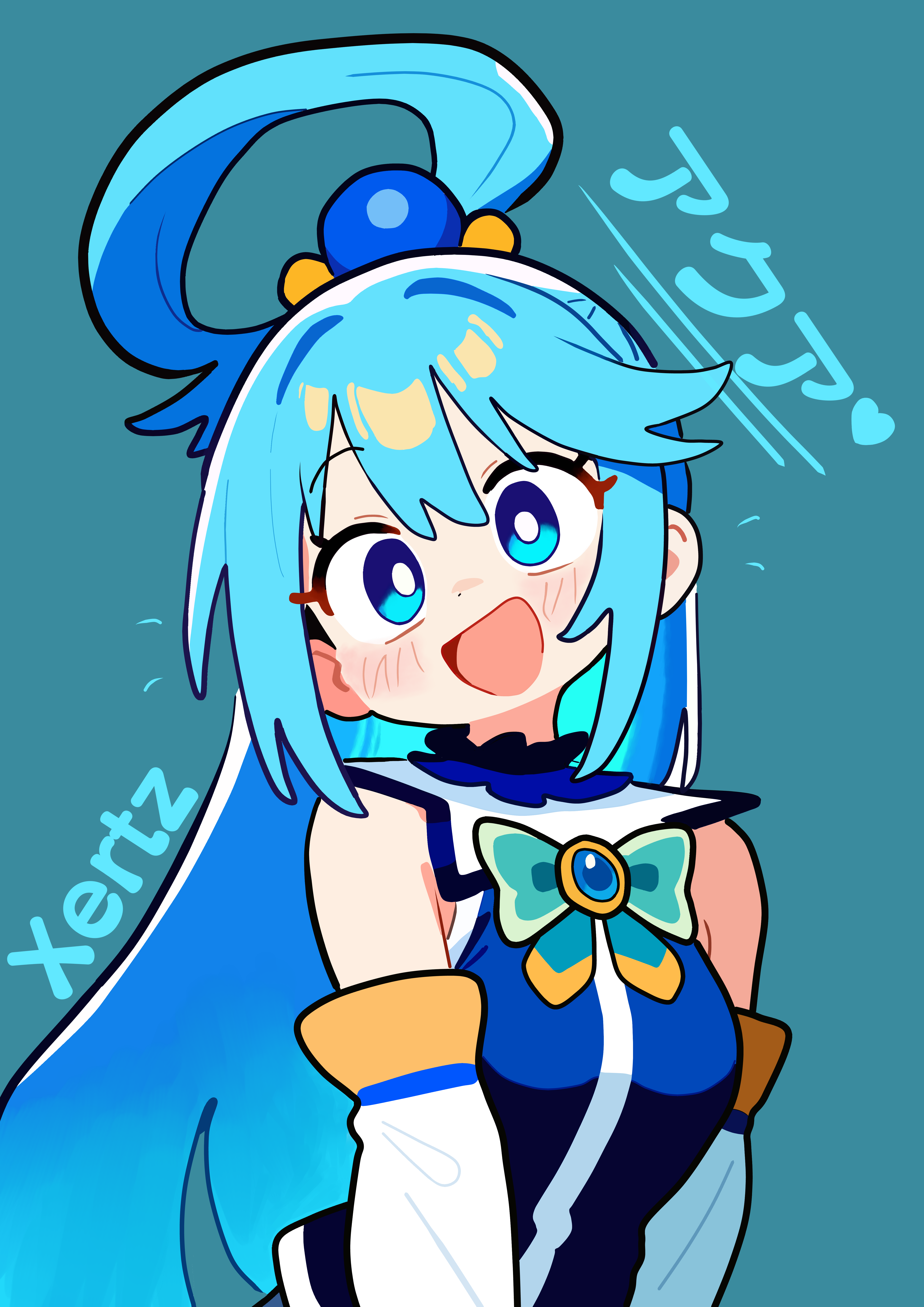 Aqua-Chibi Xertz - Illustrations ART street