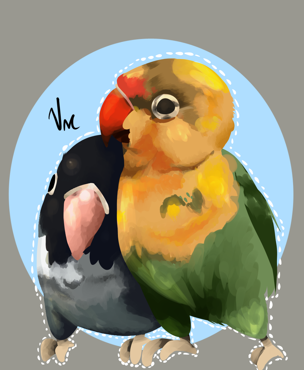 Kiwi And His Goth Gf Floridaaart イラスト Art Street アートストリート