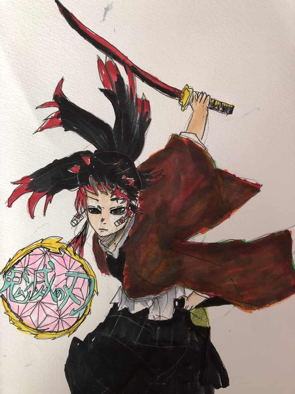 継国縁壱お絵かき大好き小学4年生 插图art Street 継国縁壱お絵かき大好き小学4年生 插图art Street