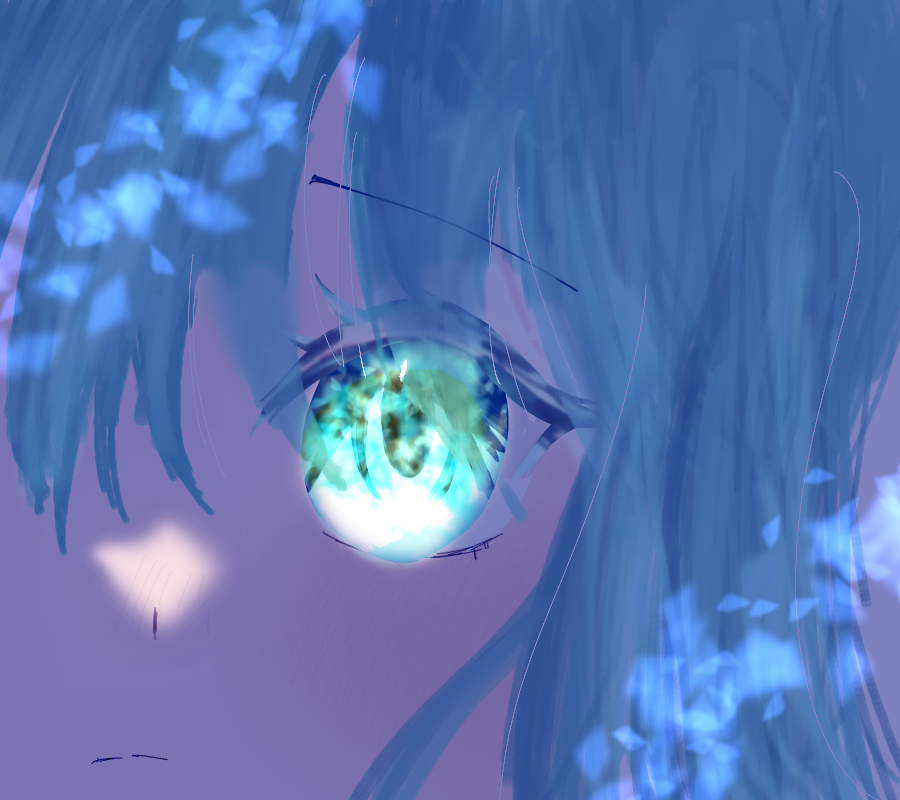 光を抱いた瞳 Illust of 魚黒　橙@代選中 キラキラ eyes