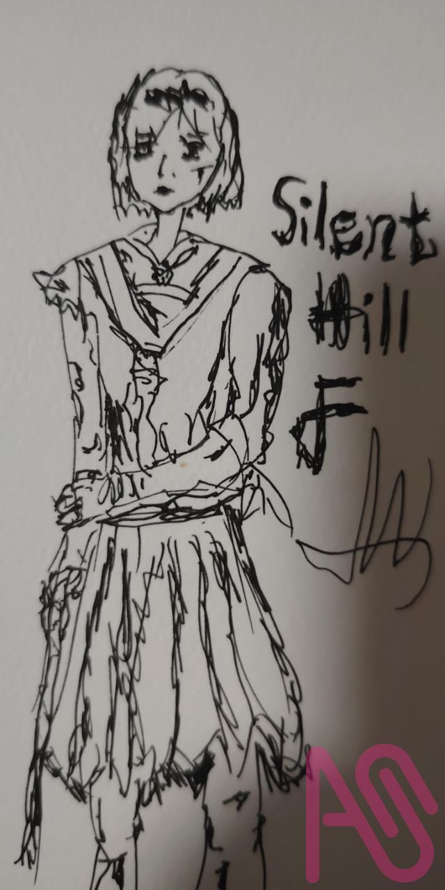 試作四十三號。 Illust of 滿肚墨水 JK 試作 Silent hill F 女主角 素手 漢淩萬墨 初素 九大藝術