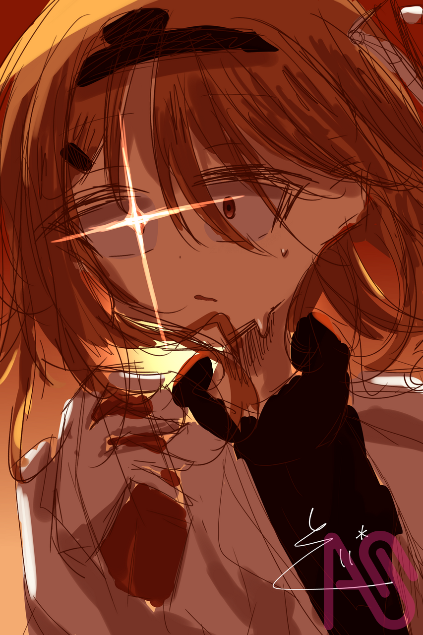 希望で手が汚れてる Illust of そい* fanart VOCALOID illustration 足立レイ 熱異常