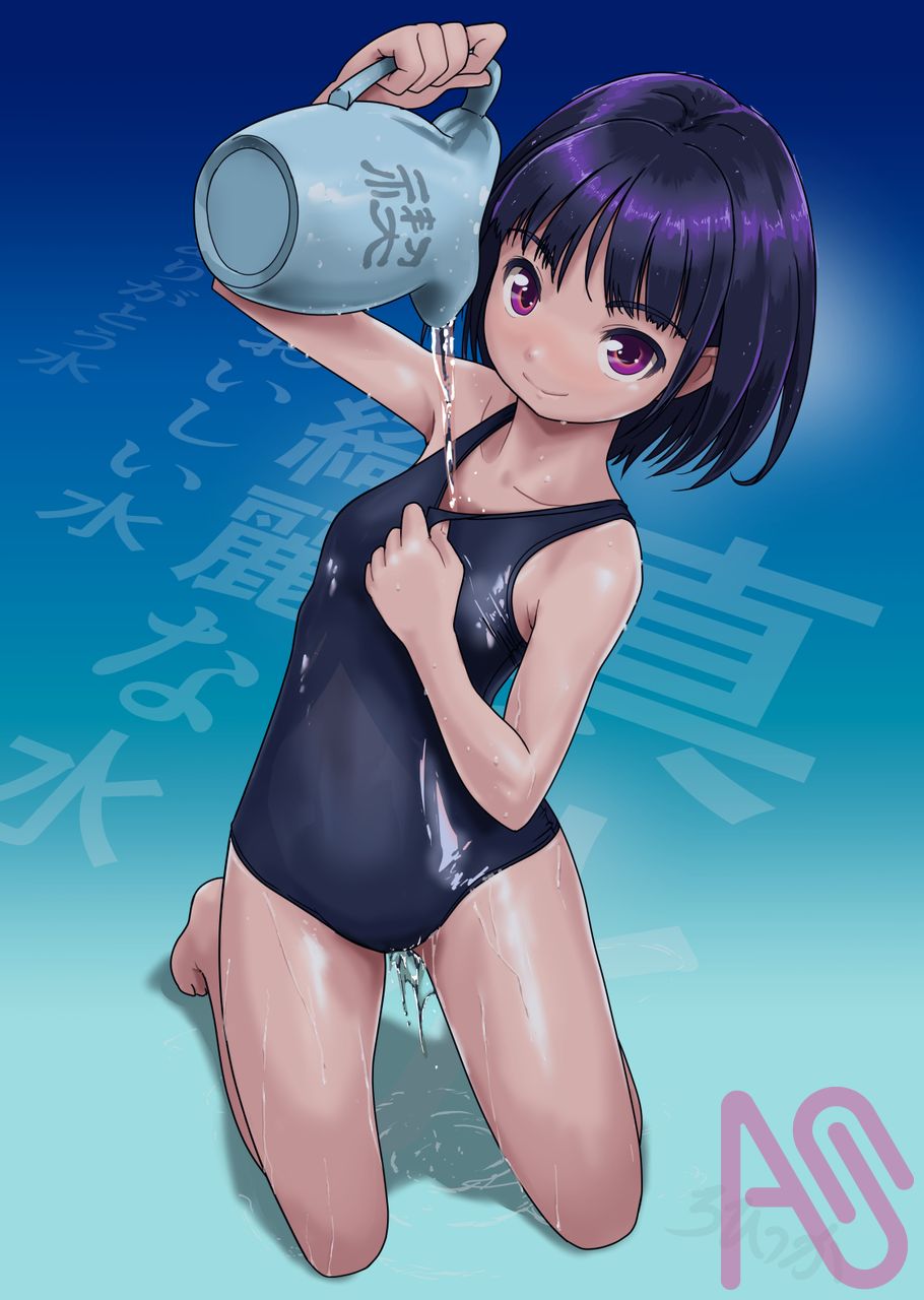 禊 Illust of ろひつか girl スク水 oc loli