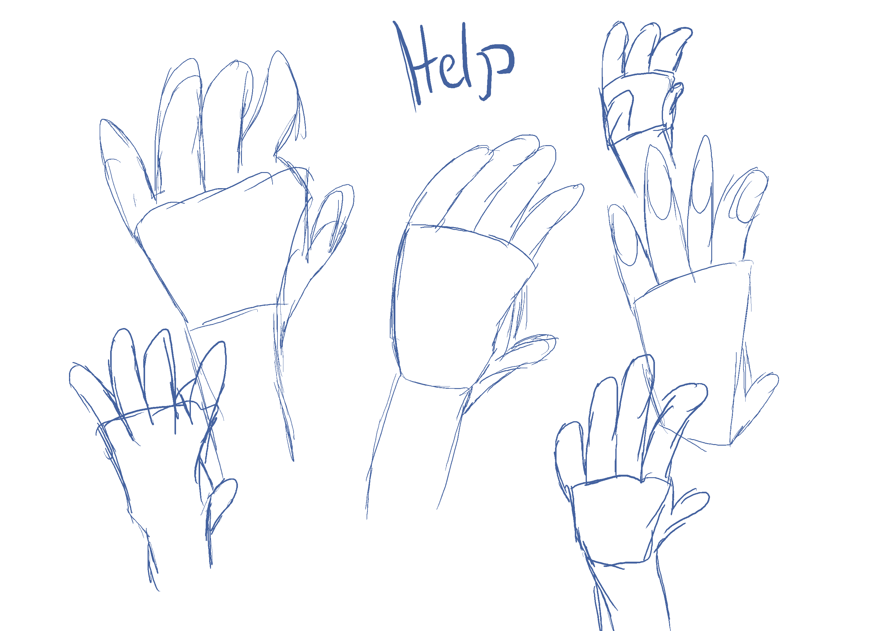 help idk how da faq how to draw hands NOPE - 插图 ART street