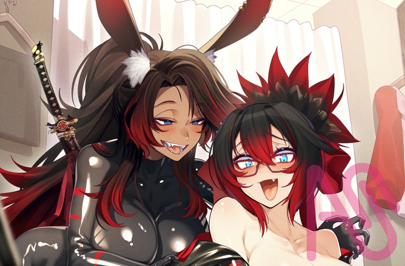 SKBリクエストありがとうございました！ Illust of cluseller girl glasses おっぱい animal_ears うさ耳 お尻 太もも ボディスーツ