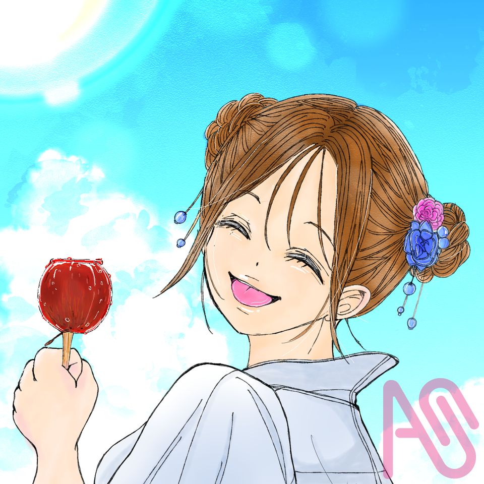 ずっと側で笑っていて欲しい Illust of coito* HUIONIllustrationContest2025 girl illustration art oc kawaii handdrawn