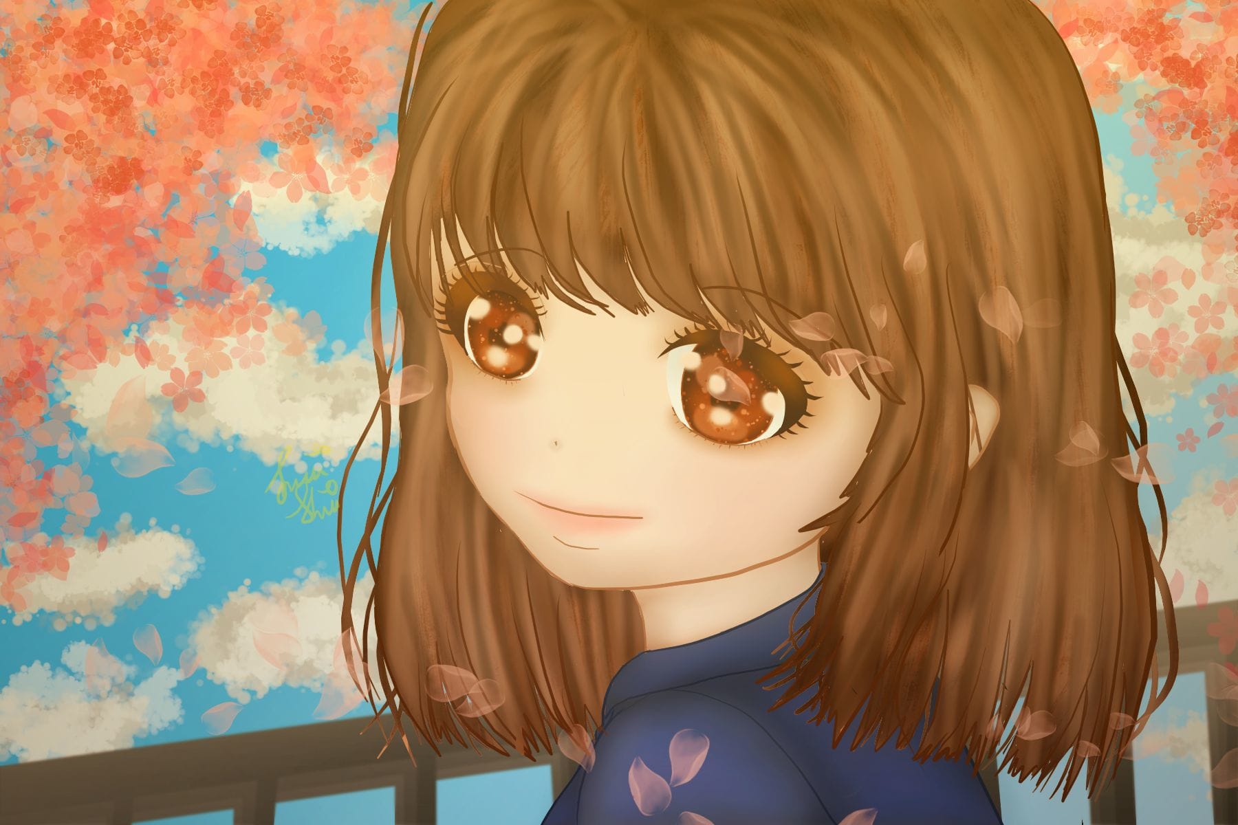 Sakura tree somishii_ - 插图 ART street