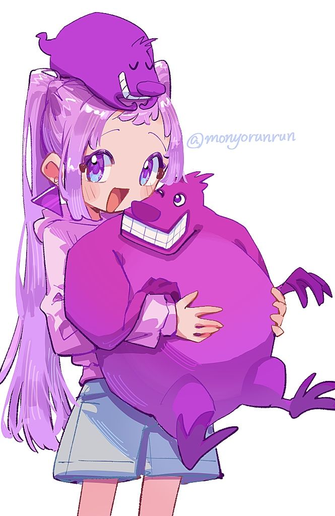 Illust of モにょルン fanfic twin_ponytails fanart illustration pink doodle kawaii リヴリー