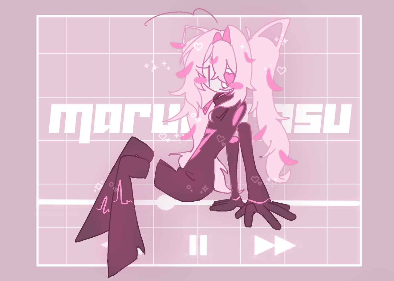 ━━◀︎◀︎━━▶︎━━▶︎▶︎━━ Illust of まるいしらす@代選中 人外 medibangpaint oc 落書き的なやつ まるのイラスト
