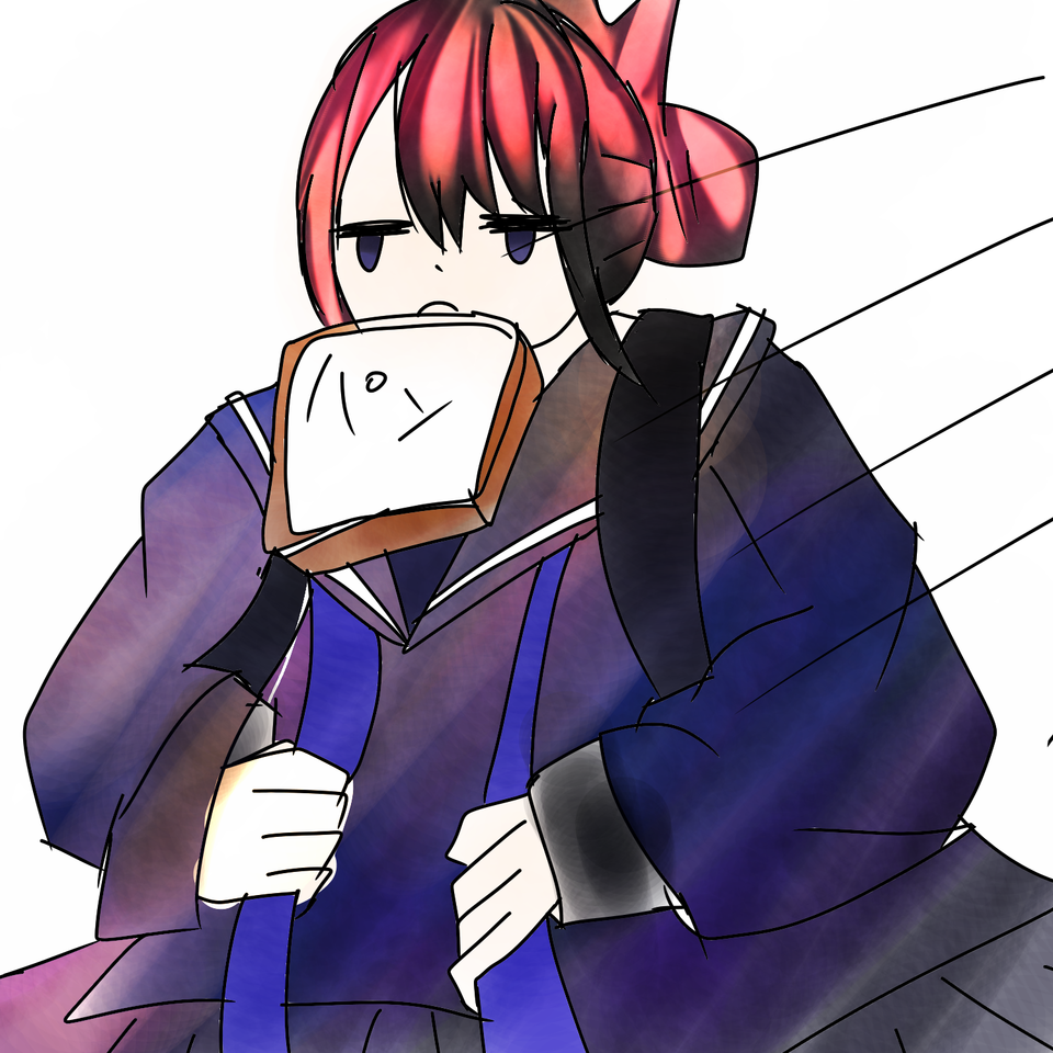 セーラー服あるある 登校中にリボンを結ぶ 如月来蕾 シニソウﾀﾞｵ イラスト Art Street アートストリート