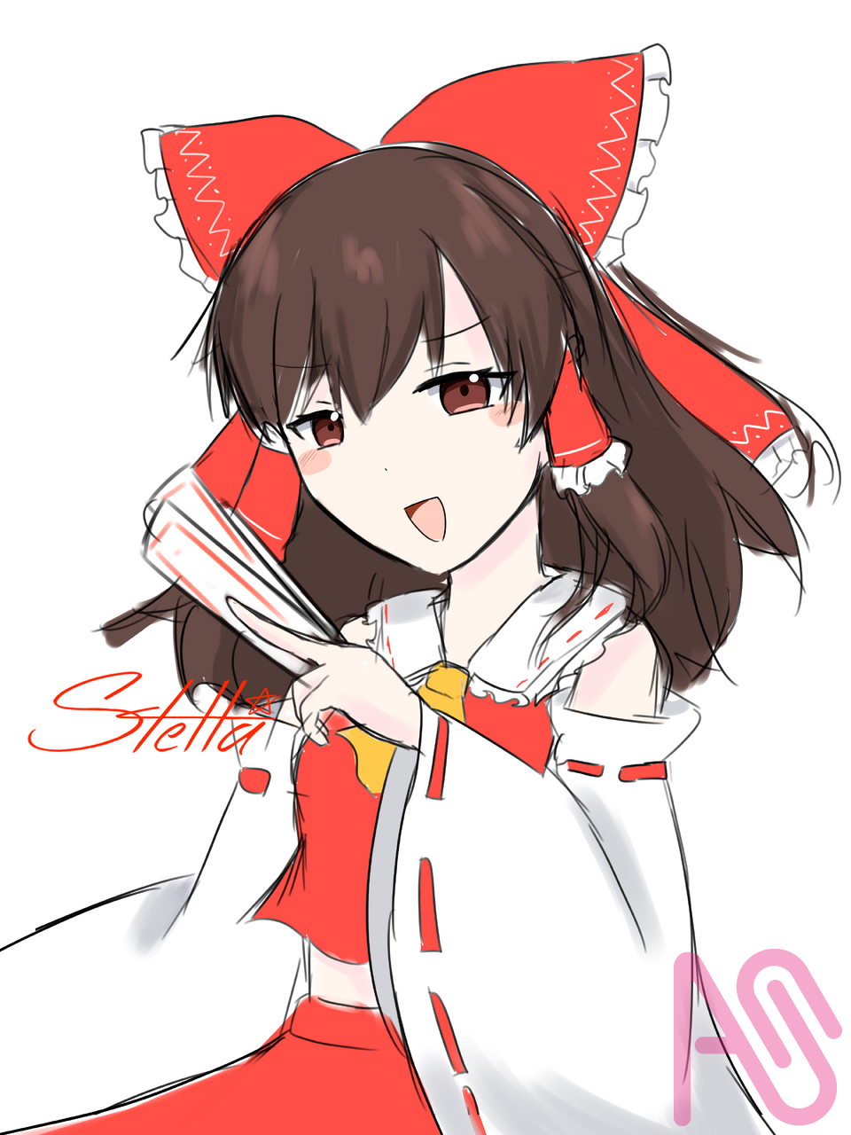 博麗霊夢 Illust of ステラ💫 fanart doodle Reimu_Hakurei Touhou_Project