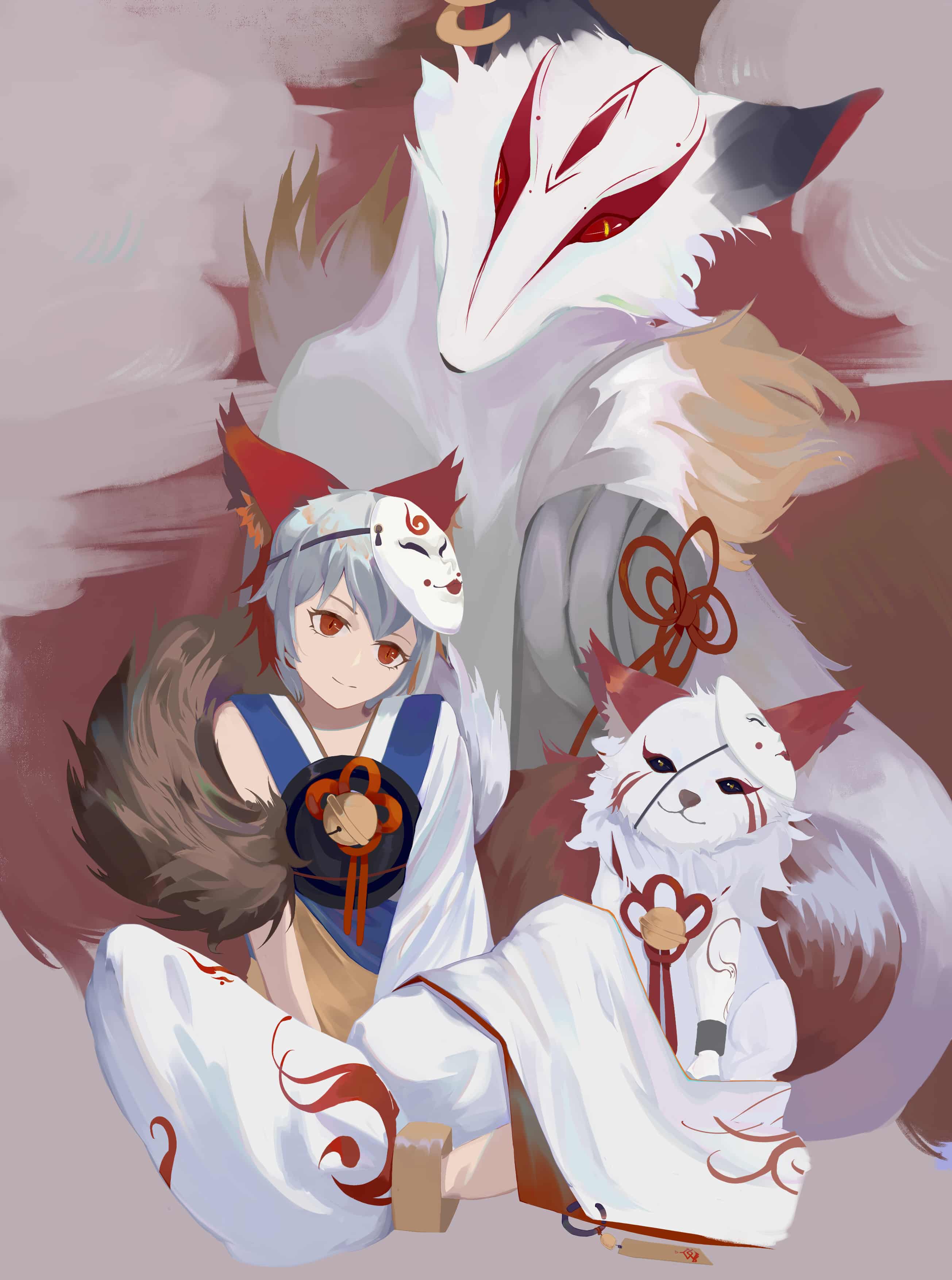 阴阳师】白藏主嚯呀HoYa - Illustrations ART street