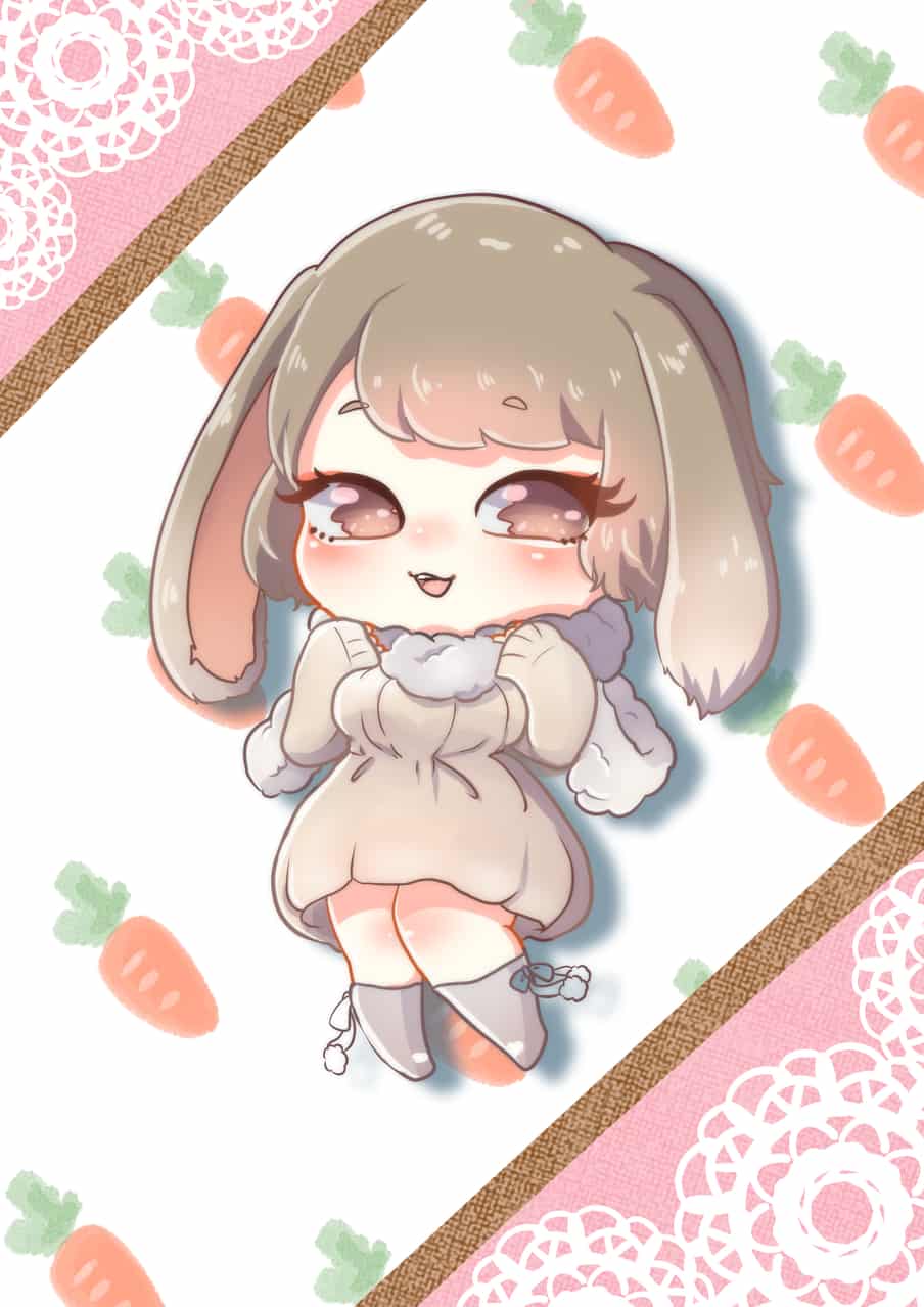 ふわふわロップイヤーちゃん 花園らいら イラスト Art Street アートストリート