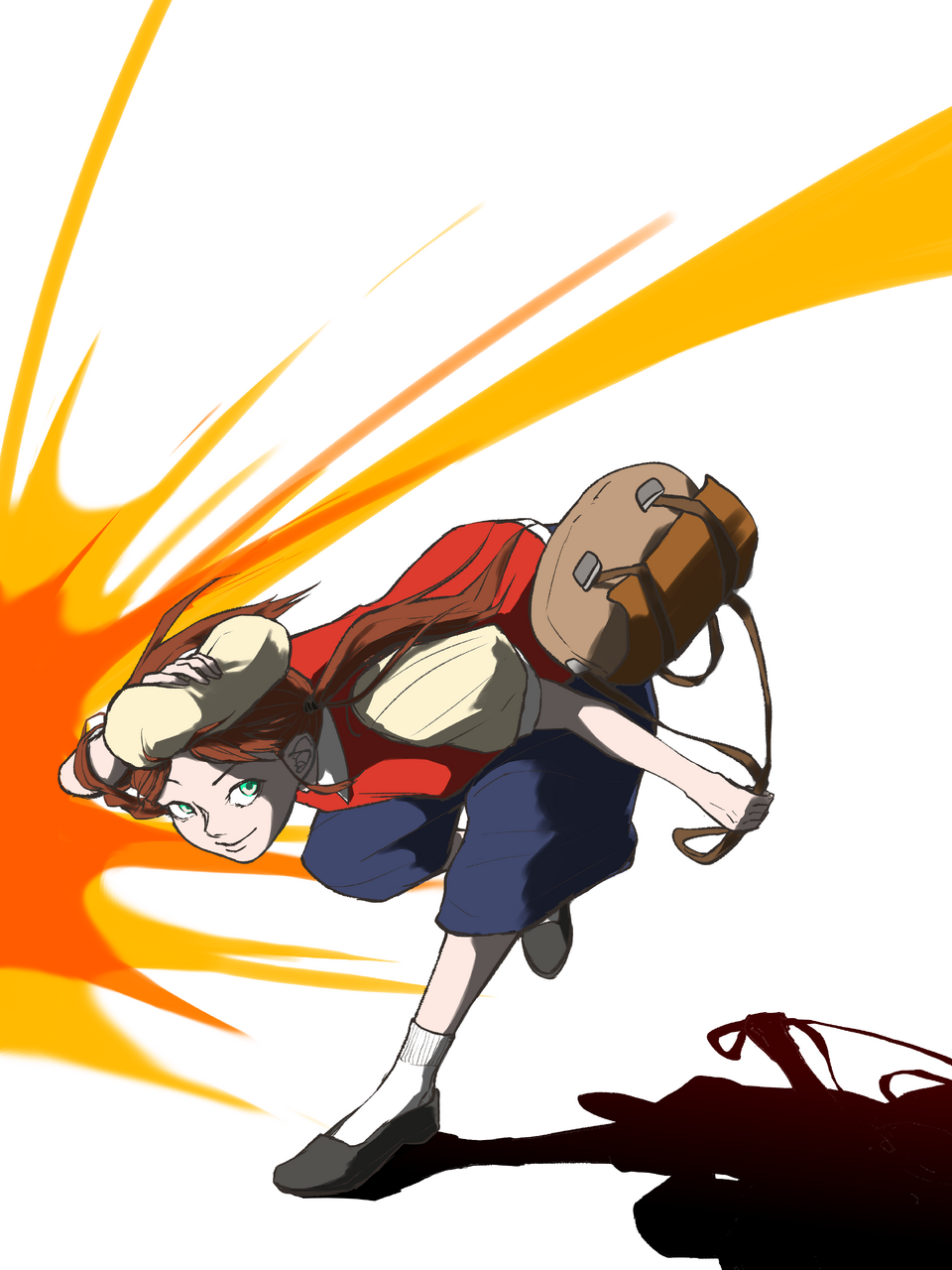 Postman Illust of ggirook girl medibangpaint Postman