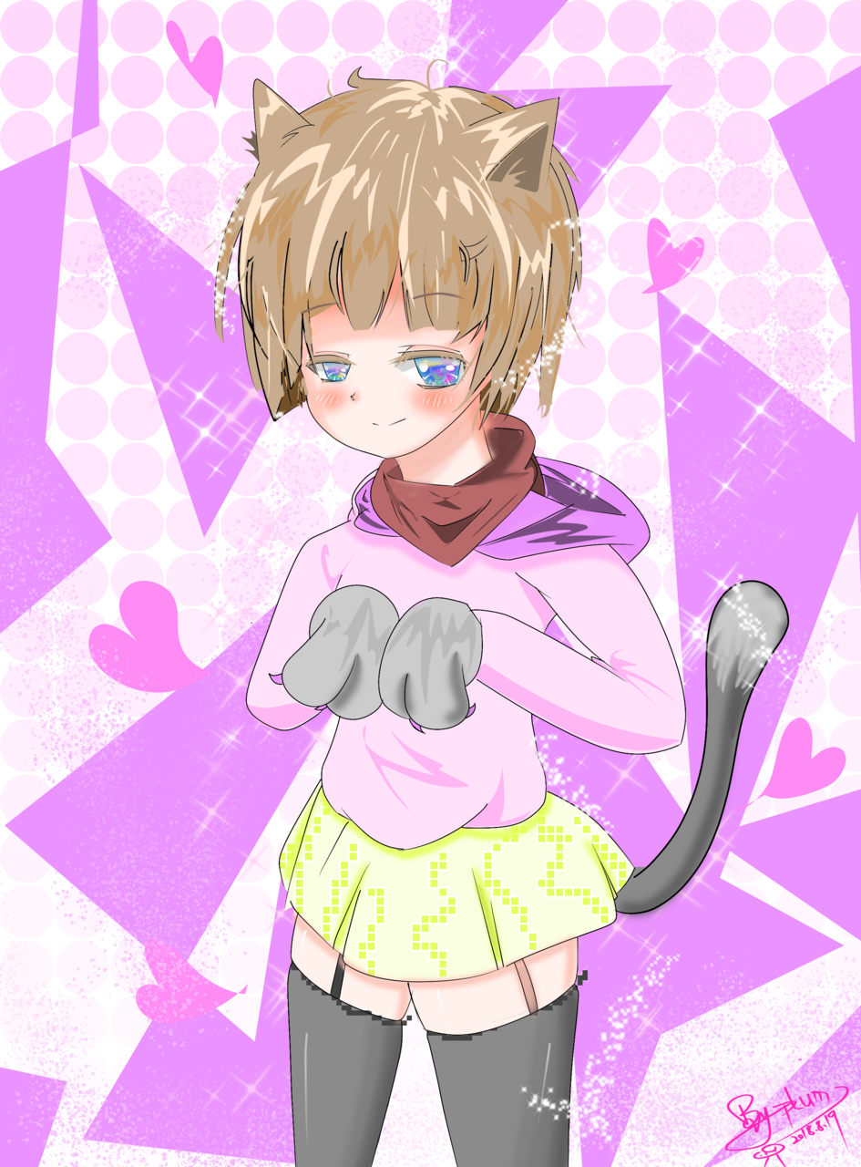 普通的猫娘plum Illustrations Art Street