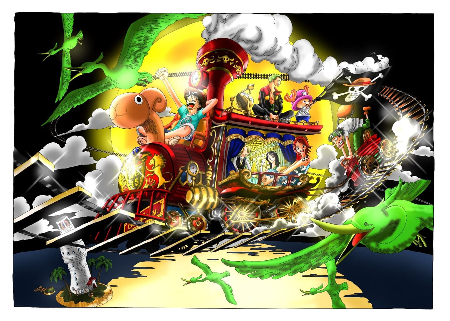 ONE PIECEの扉絵 expoofrabbit - Illustrations ART street