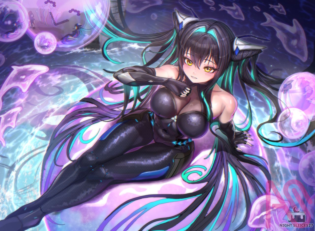 Siren NIKKE Illust of NightSliice527 girl fanart illustration art game digital mermaid digitalpainting Artwork NIKKE
