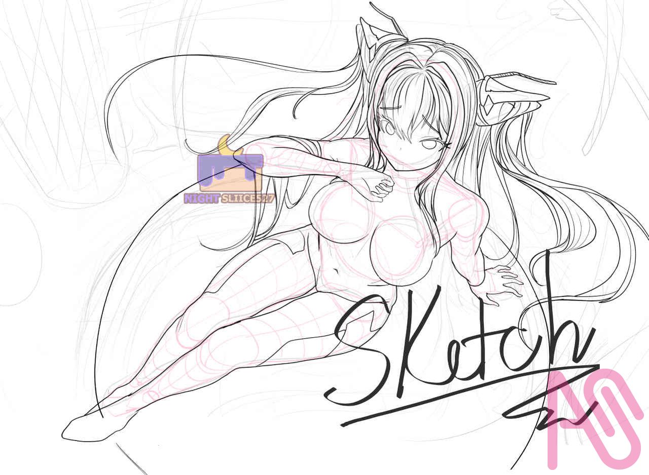 Siren NIKKE Illust of NightSliice527 girl fanart illustration art game digital mermaid digitalpainting Artwork NIKKE