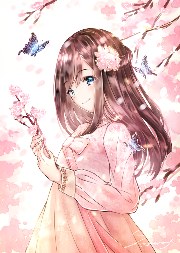 花と蝶 櫻花 Sakana イラスト Art Street アートストリート