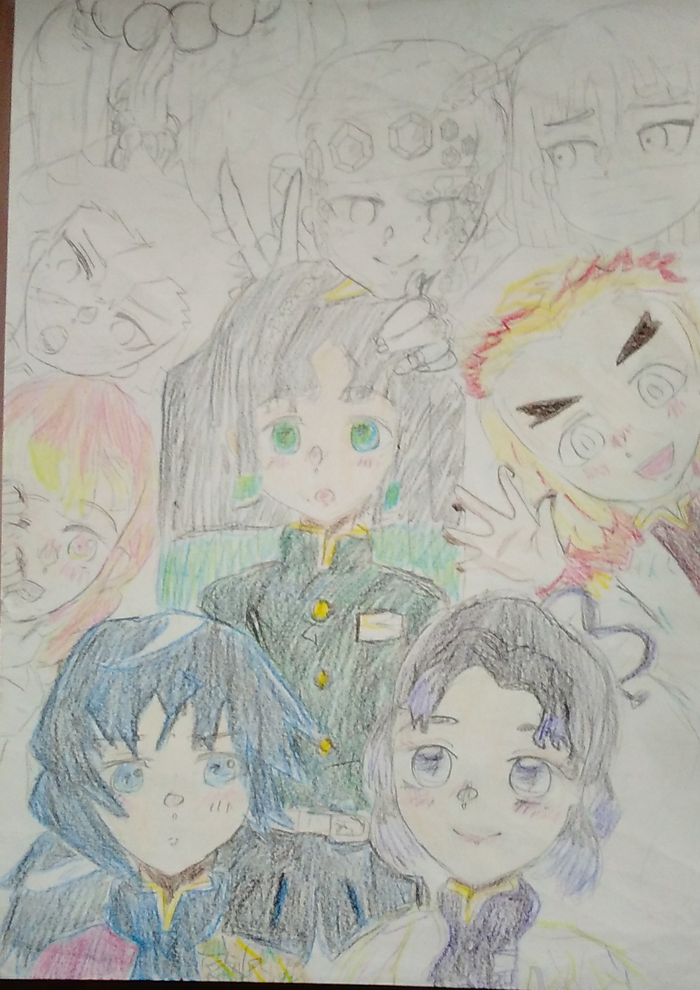 学校のイラスト 工作クラブで描いてる 色塗り クーピーなので下手 雲母 醒那 キララセイナと読みます 일러스트 Art Street 아트 스트리트