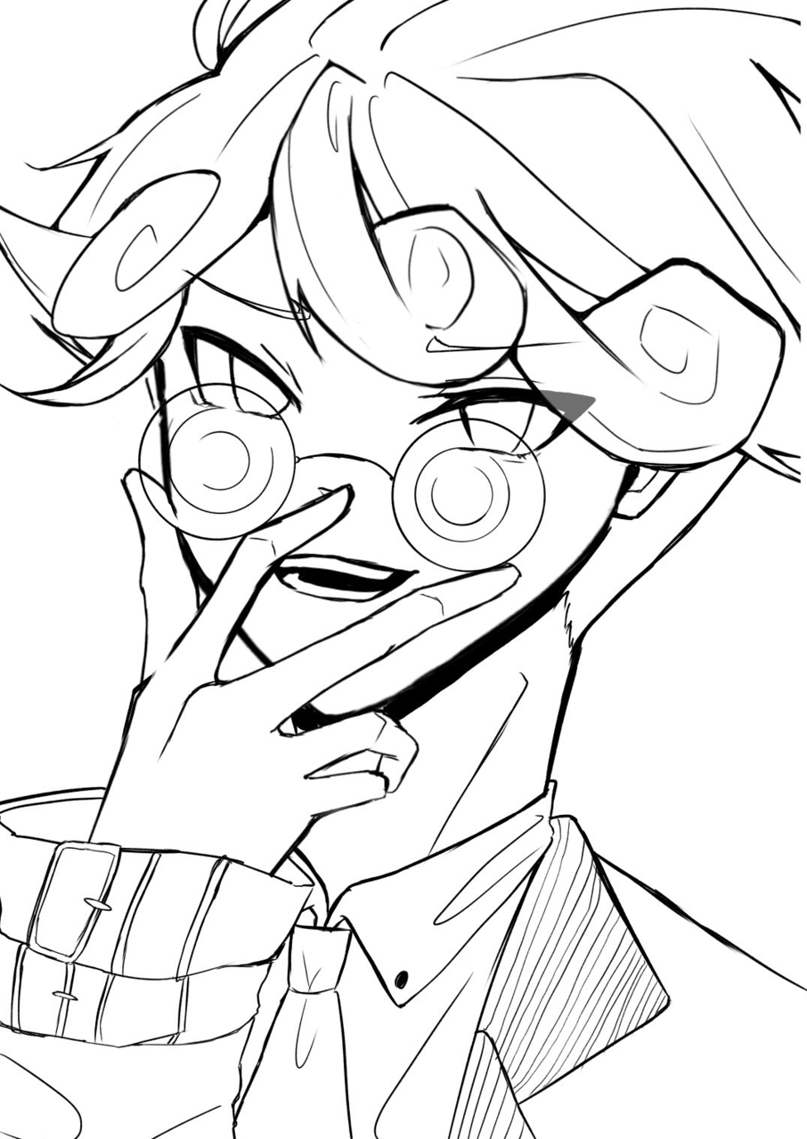 ウミガメチーノ 線画 さやめう イラスト Art Street アートストリート