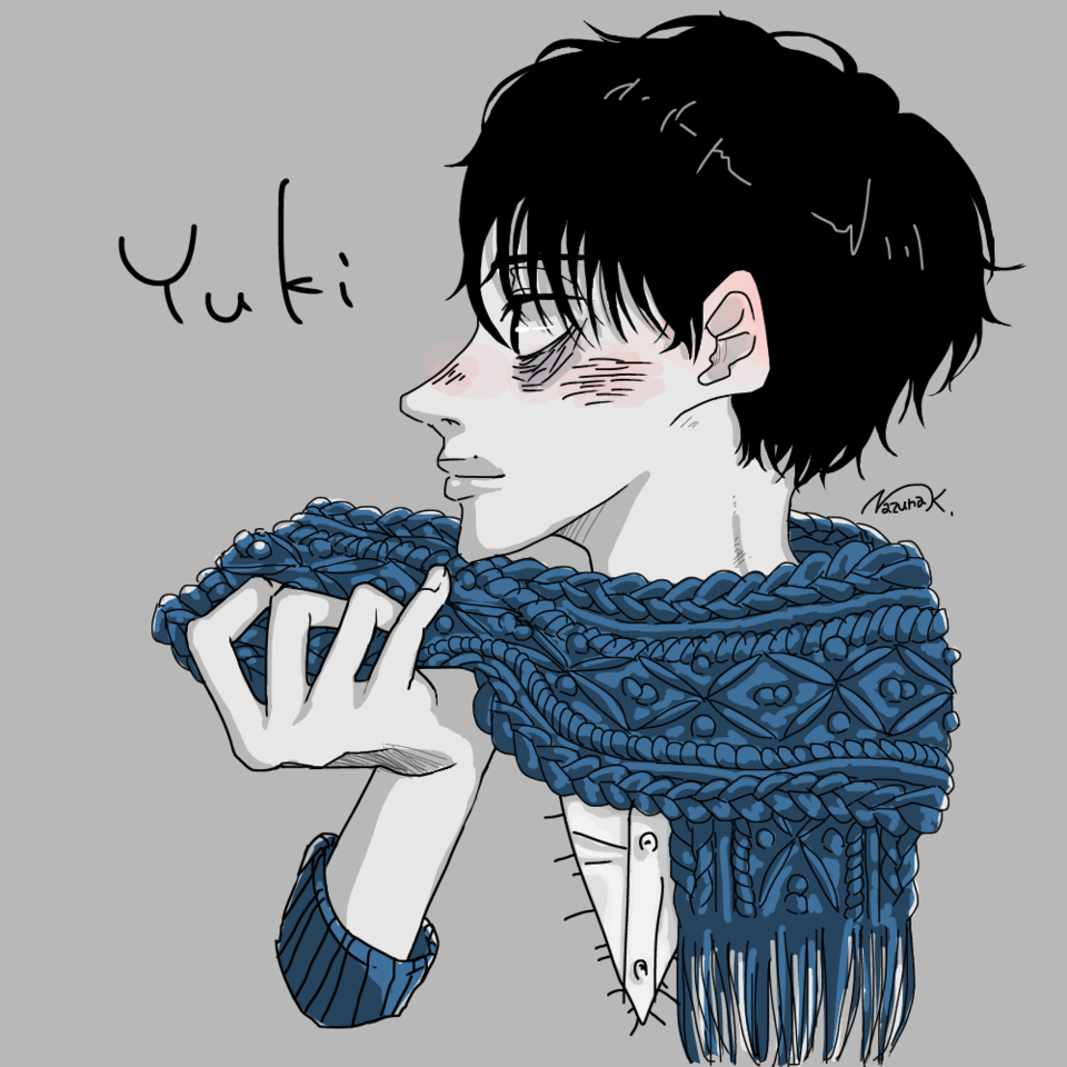 安斎さんとマフラー 果糖なずな Illustrations Art Street