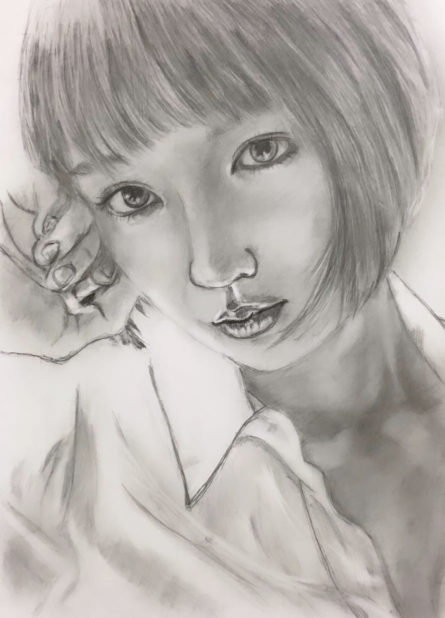 鉛筆画吉岡里帆さんA3 maxresdefault.jpg
