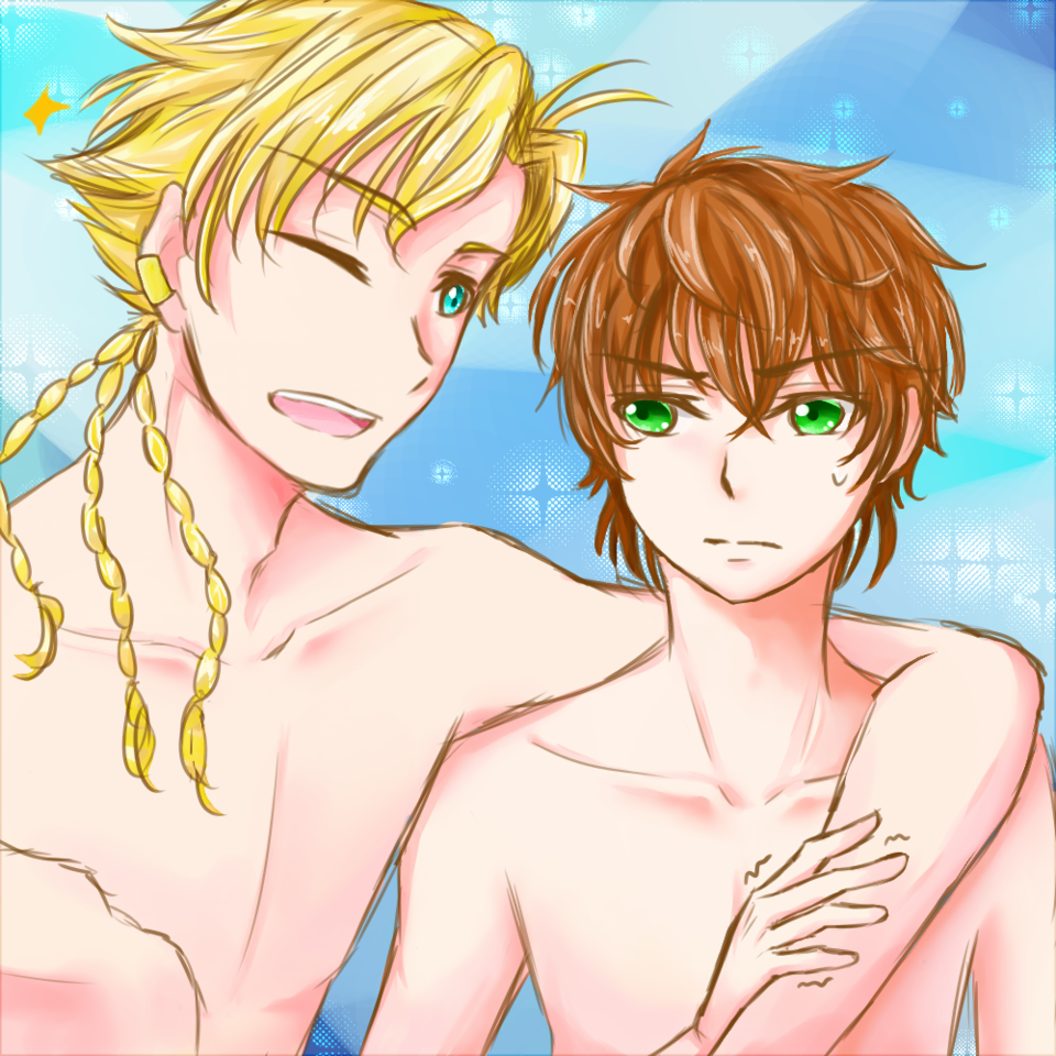 スザクとジノ 綾音 自由 Illustrations Art Street